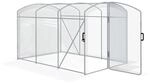 Outsunny Tunnelgew&auml;chshaus Winddicht PE Transparent
