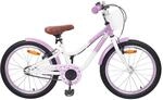 vidaXL Kinderfahrrad Mit St&uuml;tzr&auml;dern 18 Zoll f&uuml;r 5-7 Jahre Alt Lila 42009605