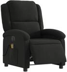 vidaXL Massagesessel Elektrisch Schwarz Samt Modell 11