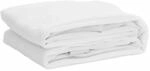 vidaXL Matratzenschoner Wei&szlig; 120x200 cm Wasserdicht 4100170