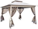 Jet-Line Gartenpavillon Kleopatra Faltbar/Tragetasche/Moskitonetz 3,35 x 2,7...