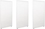 MCW Paneele F&uuml;r Pergola L46 3er-Set Wei&szlig;