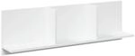 vidaXL Wandschrank 100x16,5x30 cm Wei&szlig; Holzwerkstoff 854859