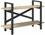 vidaXL B&uuml;cherregal Sonoma-Eiche 100 x 33,5 x 64 cm Holzwerkstoff 883953