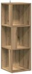 vidaXL Eckregal Artisan-Eiche 33x33x100 cm Holzwerkstoff 856721