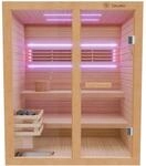 Dewello Finnische Sauna Tofino 160x150Cm 4,5 Kw Harvia Ofen Aufguss Set