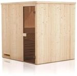 Finntherm Sauna Cenik Naturbelassen 194 cm x 194 cm Wandst&auml;rke 40 mm