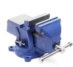 Wiltec Schraubstock Heavy Duty 100mm Klemmbacke Amboss Werkbank HD Spannwerkzeug