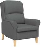 vidaXL Sessel Dunkelgrau 76 x 94 x 102 cm Stoff 42009841