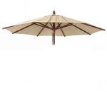 MCW Ersatz-Bezug F&uuml;r Gastronomie Holz-Sonnenschirm C57b Rund Polyester Creme