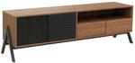 MCW TV-Rack O40 MDF Metall Melamin 48x155x40cm Natur