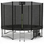Juskys Trampolin JumpMaster L in Schwarz/Anthrazit
