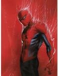 Komar Wandbild Marvel Spider-Man Through the Spider Web 30 cm x 40 cm Rot