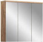 Spiegelschrank m. Spiegelfront 80 cm x 75 cm x 20 cm E001 Eiche