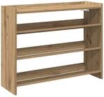 vidaXL Schuhregal Artisan-Eiche 80x25x62 cm Holzwerkstoff 859922