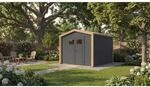 Weka Holz-Gartenhaus Killarney Satteldach Lasiert 311 cm x 313 cm