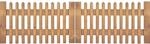 T & J Doppeltor f&uuml;r Senkrechtzaun 300 cm x 100 cm