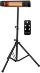 Echos Eco-3507 Heizstrahler mit Trpod St&auml;nder 24h Timer 1500 W
