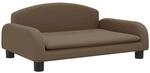 vidaXL Kindersofa Braun 70x45x30 cm Stoff 3196360