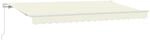 vidaXL Einziehbare Markise Creme 350 x 200 cm Stoff 3329627