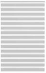 vidaXL Doppelrollo Hellgrau 140x230 cm Stoffbreite 135,9 cm Polyester 4014503