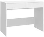 vidaXL Schreibtisch Wei&szlig; 101x50x76,5 cm Holzwerkstoff 809557