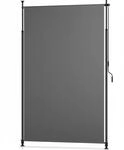 Sol Royal Klemmmarkise Senkrechtmarkise Au&szlig;en KM5 100x310cm Anthrazit