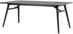ebuy24 Sleek Esstisch 95x195 cm Schwarz
