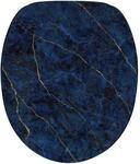 SANILO WC Sitz Marmor Darkblue Hochwertiger und Stabiler Toilettendeckel aus...