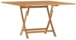vidaXL Gartentisch Klappbar 110x110x75 cm Massivholz Teak 362616