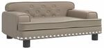 vidaXL Kindersofa Cappuccino 70x45x30 cm Kunstleder 3196304
