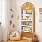SoBuy Kinderregal B&uuml;cherregal Wandregal H&auml;ngeregal Wei&szlig; KMB08-W