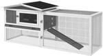 PawHut Hasenstall Tannenholz 156 x 58 x 68cm