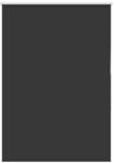 vidaXL Verdunkelungsrollo Schwarz 115x175 cm Stoffbreite 110,7 cm 4010897