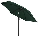 Furnicato Sonnenschirm Gartenschirm Strandschirm Sonnenschutz Gr&uuml;n