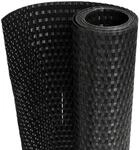 vidaXL Balkon-Sichtschutz Schwarz 600x90 cm Poly Rattan 156305