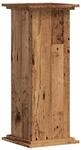 vidaXL Pflanzenst&auml;nder Altholz-Optik 33x33x80 cm Holzwerkstoff 852976