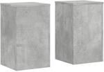 vidaXL Pflanzenst&auml;nder 2 Stk Betongrau 30x30x50 cm Holzwerkstoff 852918