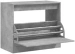 vidaXL Schuhschrank Betongrau 80x42x69 cm Holzwerkstoff 840004