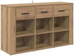 vidaXL Sideboard Artisan-Eiche 100 x 30 x 59,5 cm Holzwerkstoff 881148