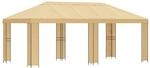 vidaXL Garten Pavillon 6 x 3 m Creme Polyester und Stahl 190 3376008