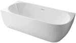 Bernstein Freistehende Badewanne LENA CORNER Acryl Wei&szlig; Gl&auml;nzend 170x75x60...