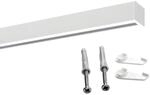 Deco-Raum Gardinenschiene nach Ma&szlig; 1-Lauf Square Wei&szlig; 100cm