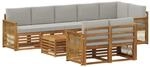 vidaXL Sofagarnituren Massivholz Akazie 3384537