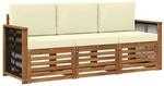 vidaXL Sofagarnituren mit Kissen 3 Stk Massivholz Akazie 3383961