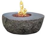 Elementi Gasfeuerstelle Vesuv in Basalt-Optik aus Faserbeton