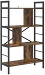 vidaXL B&uuml;cherregal Ger&auml;ucherte Eiche 75 x 30 x 123,5 cm Holzwerkstoff 883966