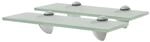 vidaXL Schweberegale 2 Stk Glas 30x10 cm 8 mm 3051510