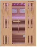 Dewello Finnische Sauna Minto 150x130 Hemlock 4,5 kW Harvia Ofen Sauna Set