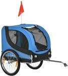 PawHut Hundeanh&auml;nger Hunde Fahrrad Anh&auml;nger Reflektor